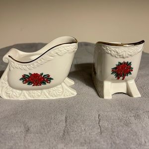 Princess House Porcelain Candleholders